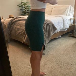 White House Black Market -business skirt - emerald